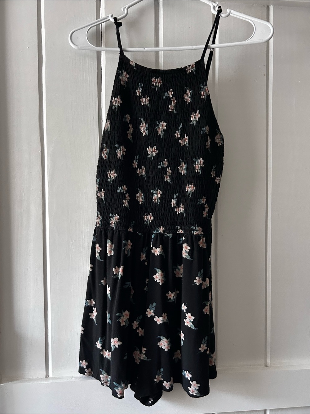 Hollister | Black Floral Romper